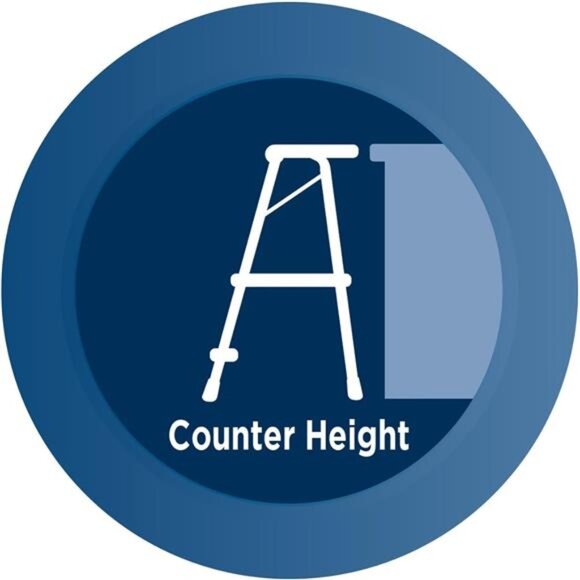 2-Step Kitchen Stepper™ Adult Folding Step Stool, Kids Folding (Steel/Resin) - Picture 3 of 7